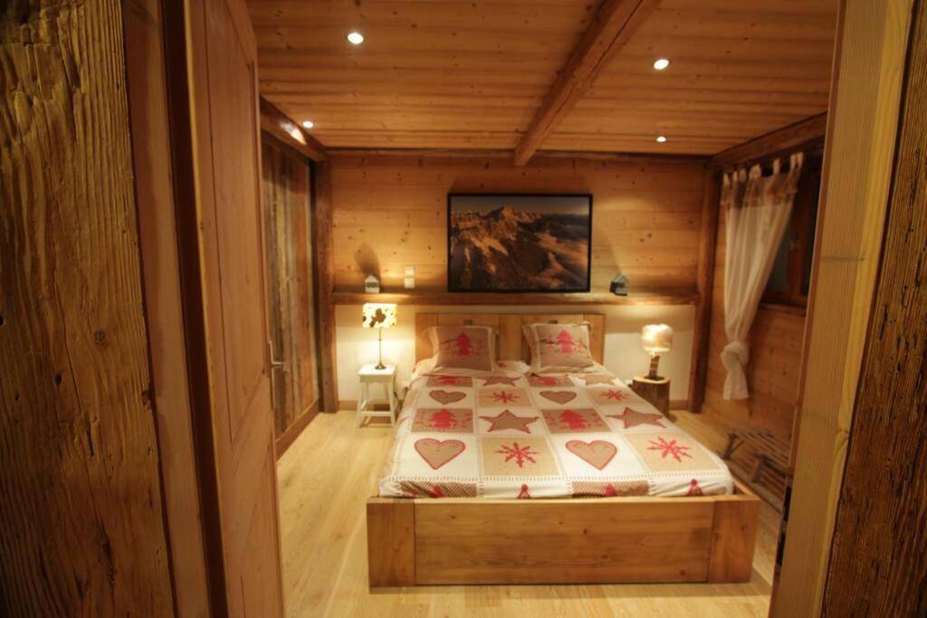 Appartement Cozy Dans Chalet 6 Pers Voiture 4 Roues Motrice A Dispo La Clusaz Dış mekan fotoğraf