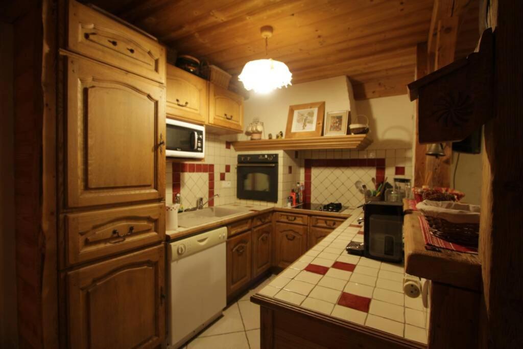 Appartement Cozy Dans Chalet 6 Pers Voiture 4 Roues Motrice A Dispo La Clusaz Dış mekan fotoğraf